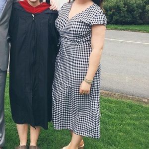 🚨 MAJOR SALE 🚨 Gingham J. Crew maxi wrap dress